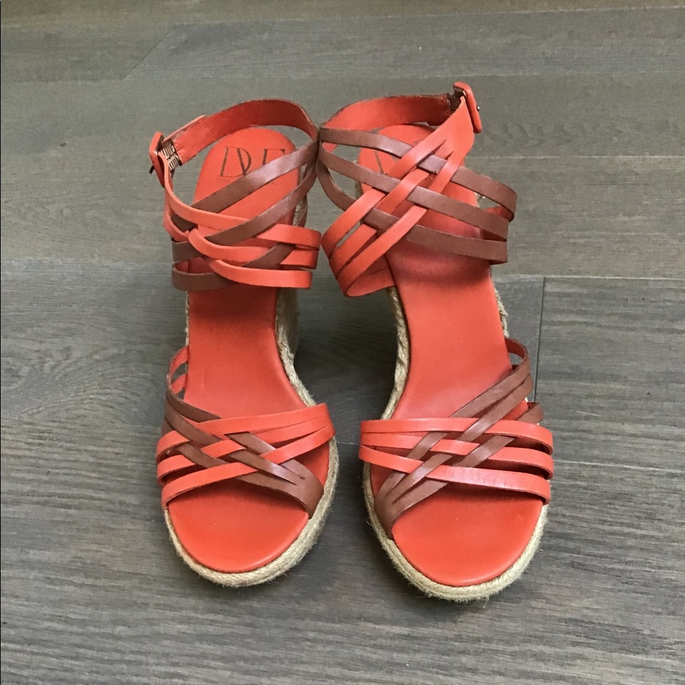 Diane Von Furstenberg ankle strap wedges